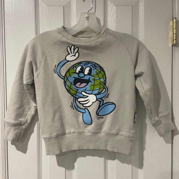 Molo Kids Mike Moon Sweatshirt size 116 (US 6-7) - Picture 1 of 4